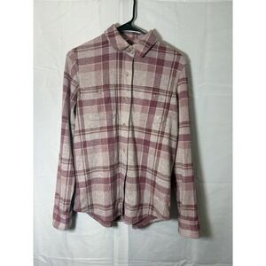 Faherty Womens Size Small The Legend Shirt In Pink Plaid Cottagecore